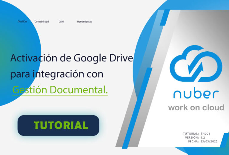 Activación de Google Drive para integración con la Gestión Documental de EoNerp